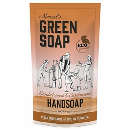 GREEN SOAP HANDZEEP SANDELHOUT  KARDEMOM NAVULLING 500 ML